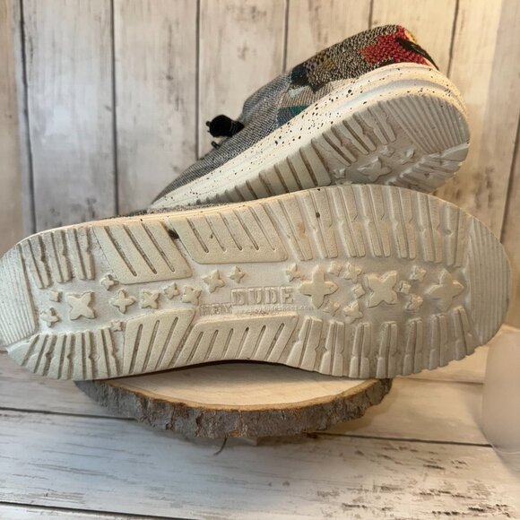 Hey Dude Men's Wally Funk Etno Grey - US 9 EU 42 - Picture 9 of 10